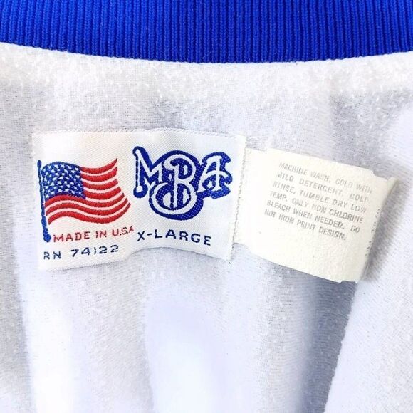 Robin Hood Satin Bomber Jacket Vintage 80s Archer Archery Made In USA Mens XL - Picture 5 of 6